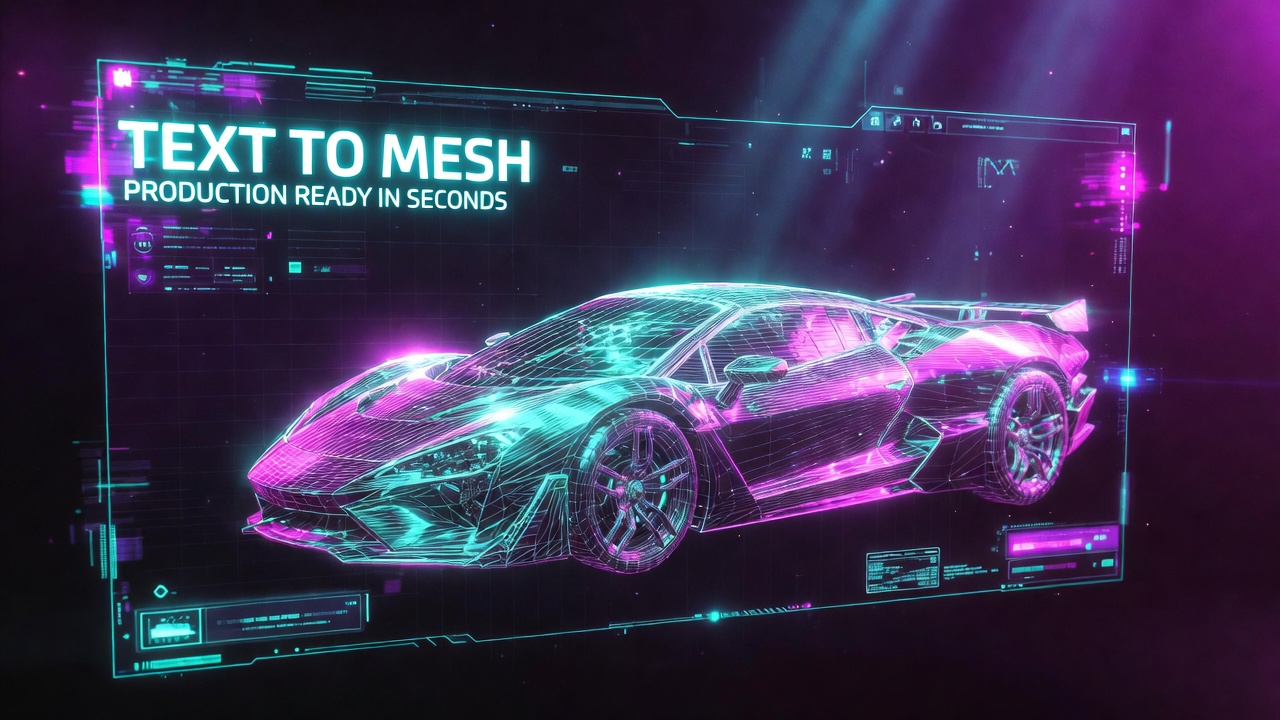 AI 3D Mesh Generation