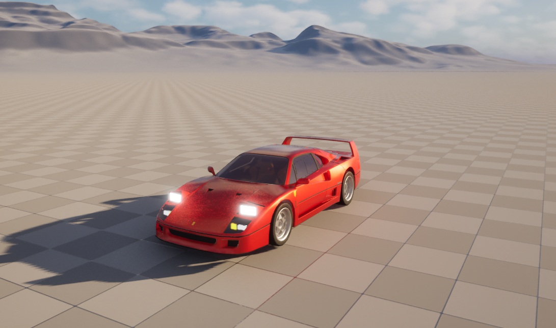 Carbonara UE5 Drivable Sport Car