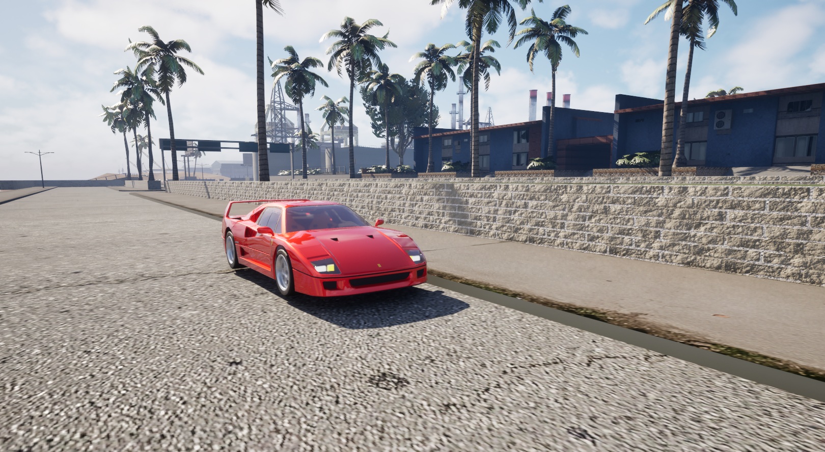 drivable legendary sport car ue5 driving