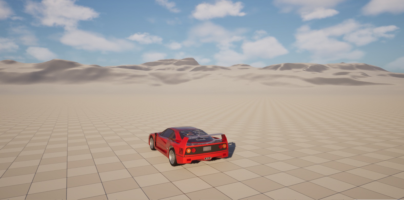 drivable legendary sport car ue5 dashboard